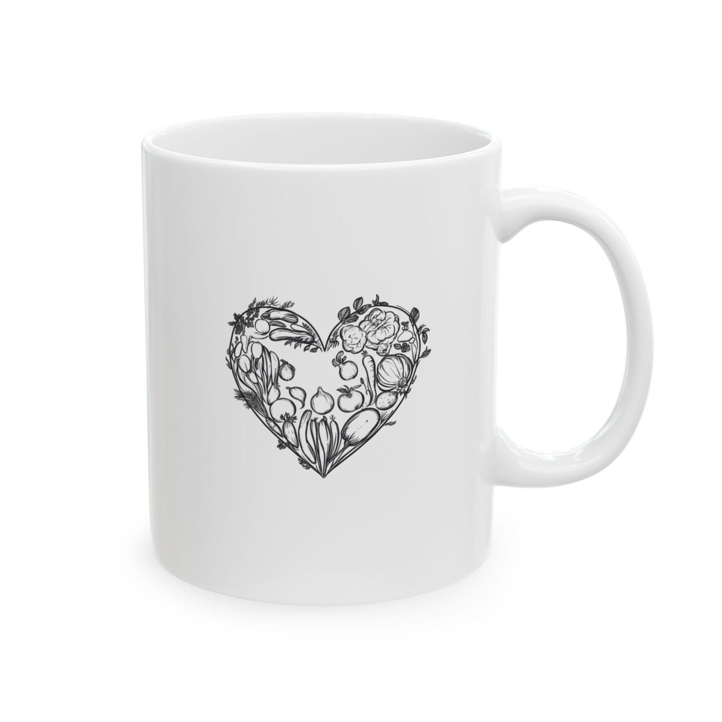 Veggie Heart Coffee Mug