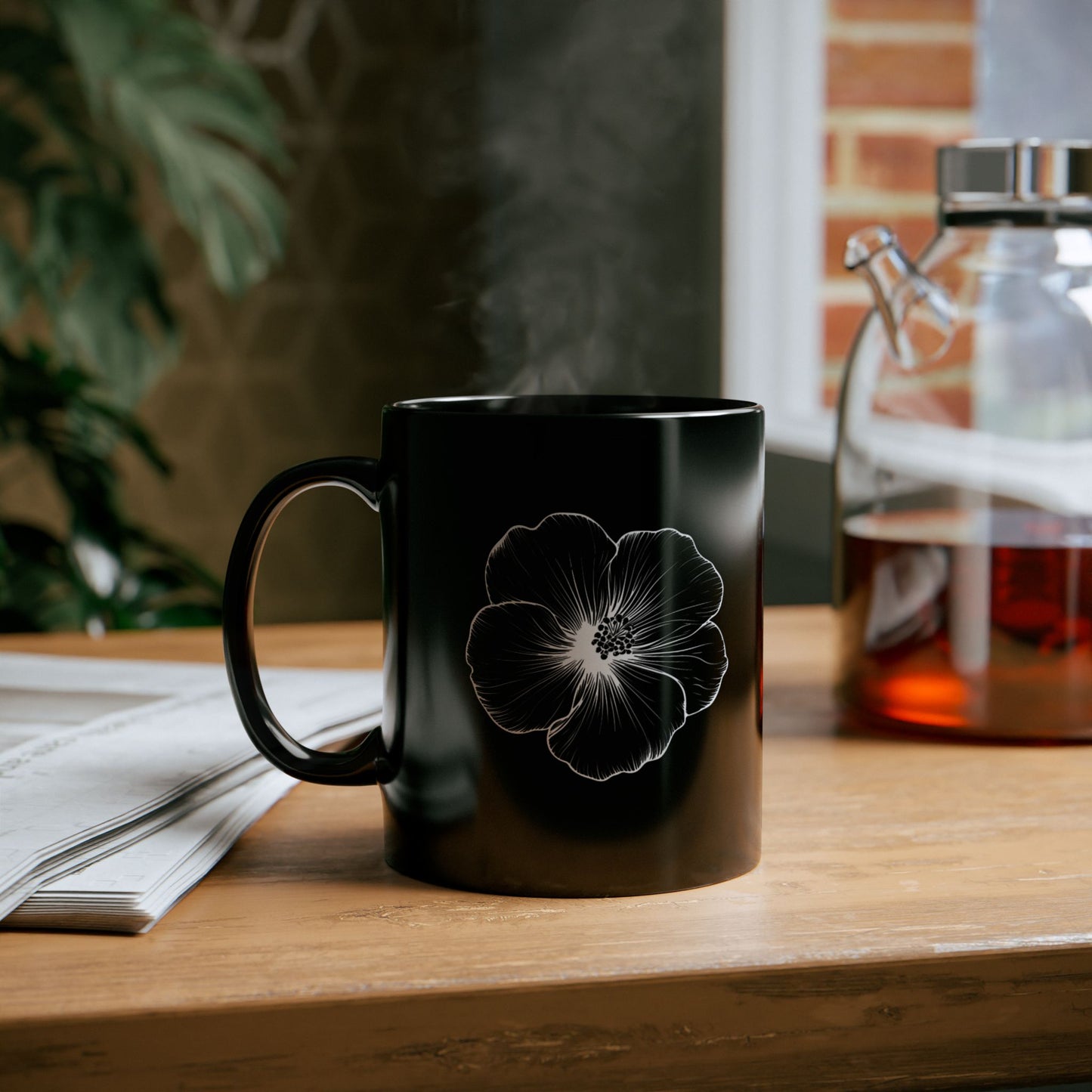 Ocra Blossom Coffee Mug