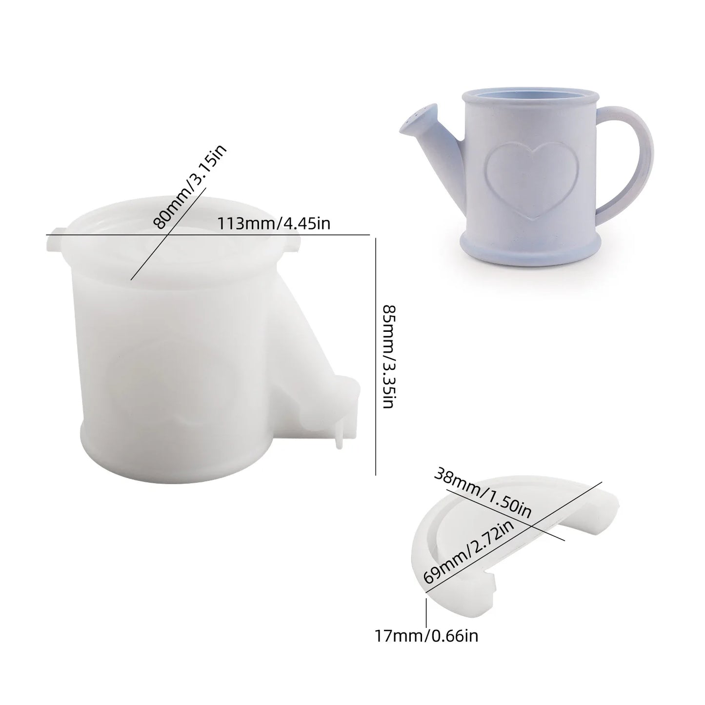 Watering Can Flowerpot/Candle Holder