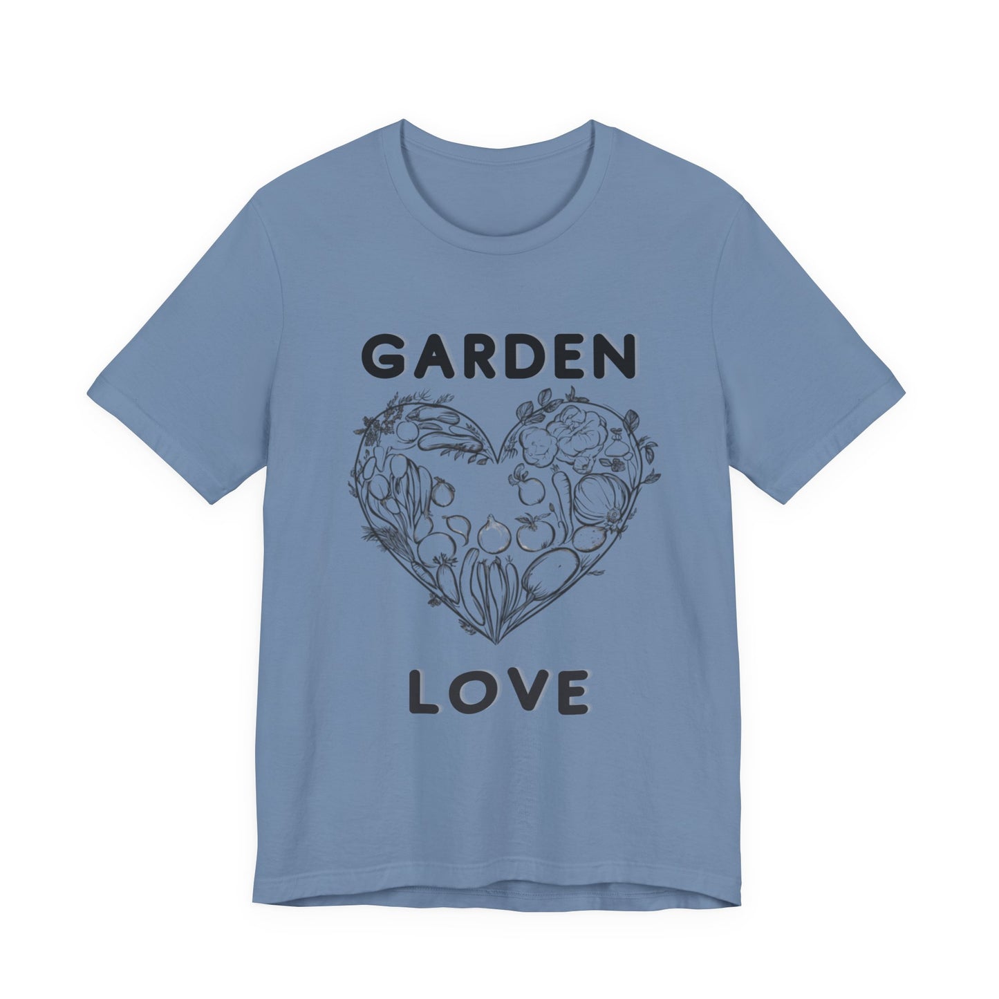 Garden Love | Botanical Heart Minimalist T-Shirt