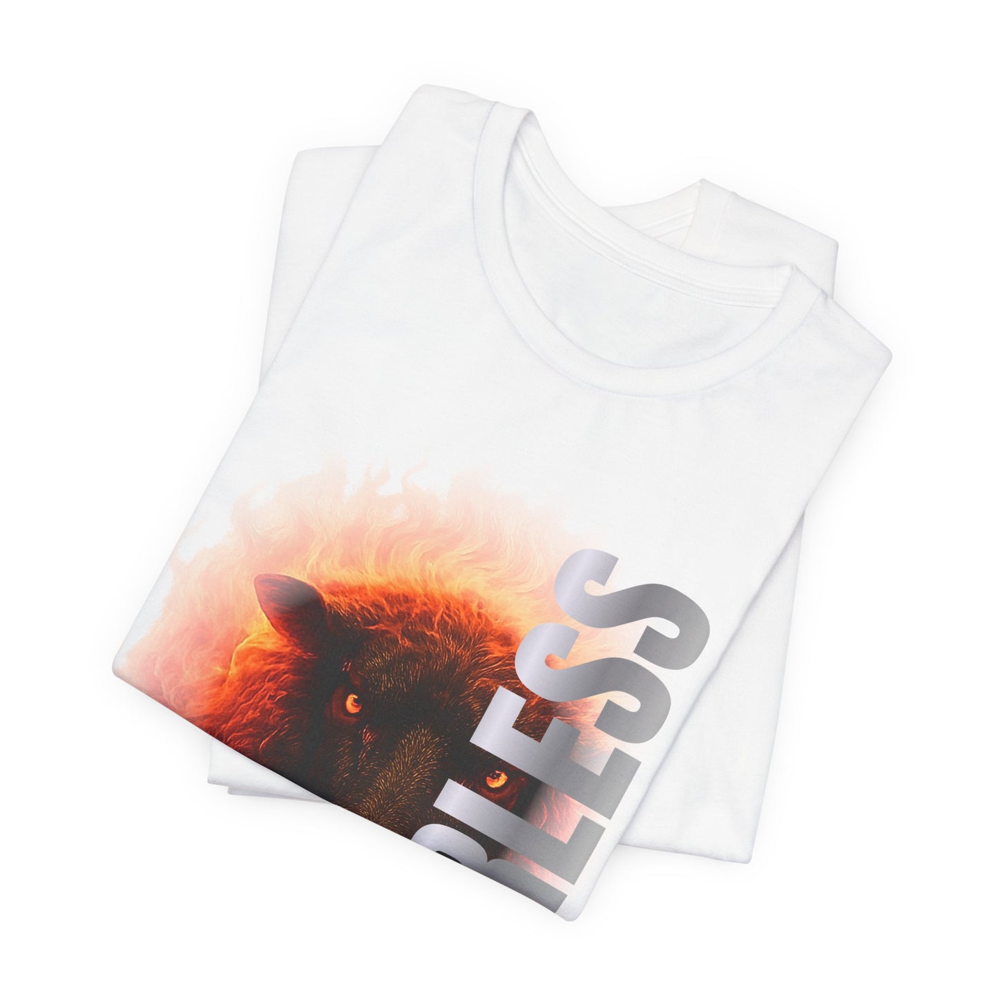 Fearless Fiery Sheep Graphic T-Shirt
