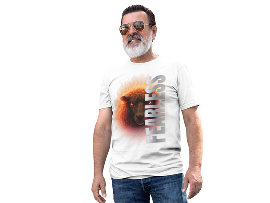 Fearless Fiery Sheep Graphic T-Shirt