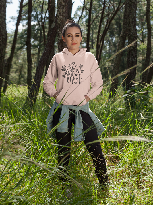 Rooted in Joy | Hand-Drawn Veggie Garden Hoodie