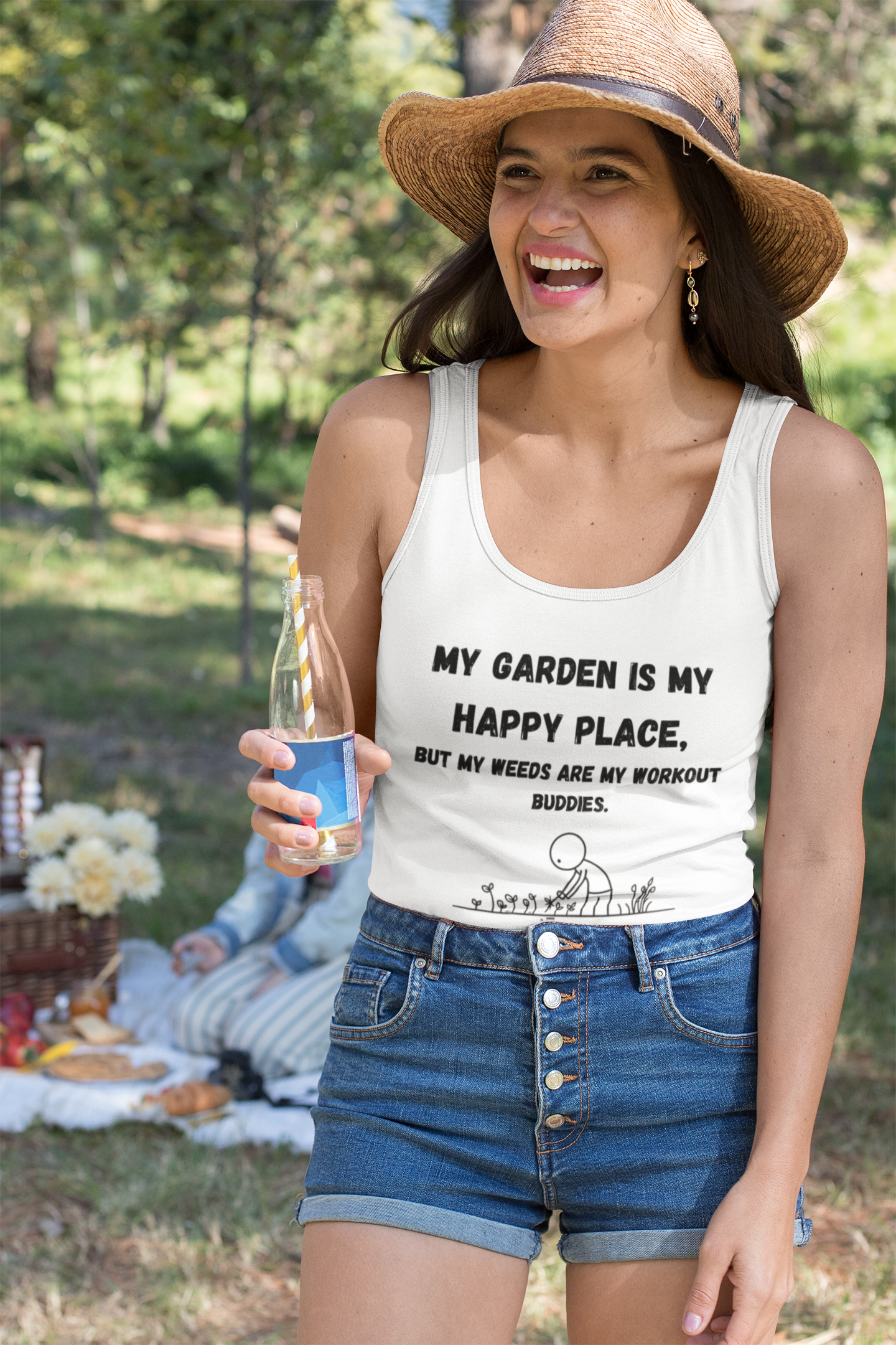 My Garden is My Happy Place Tank Top