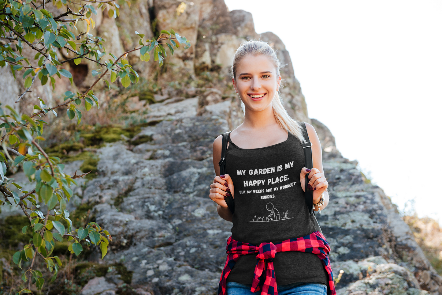 My Garden is My Happy Place Tank Top