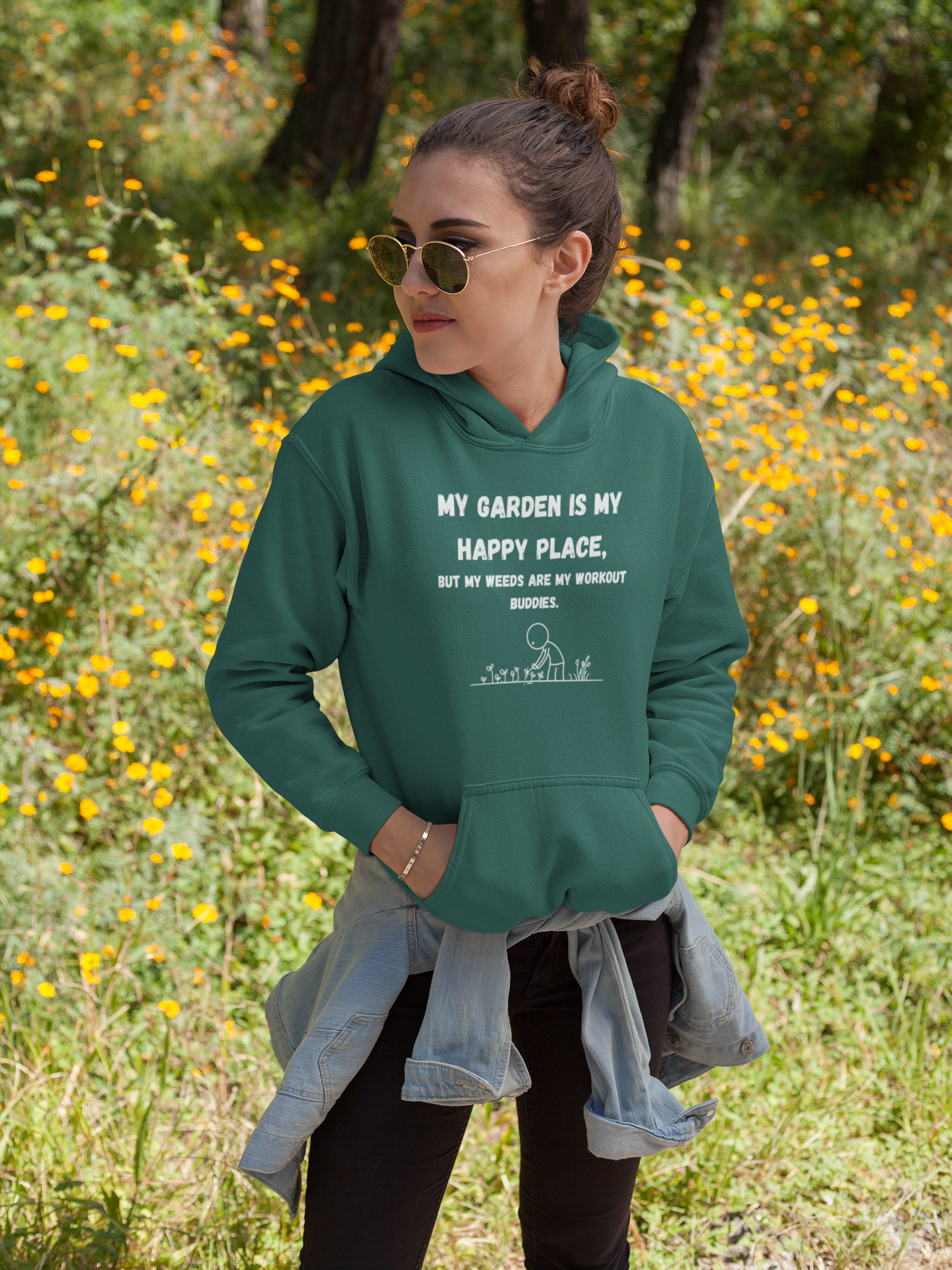 My Garden Is My Happy Place Hoodie