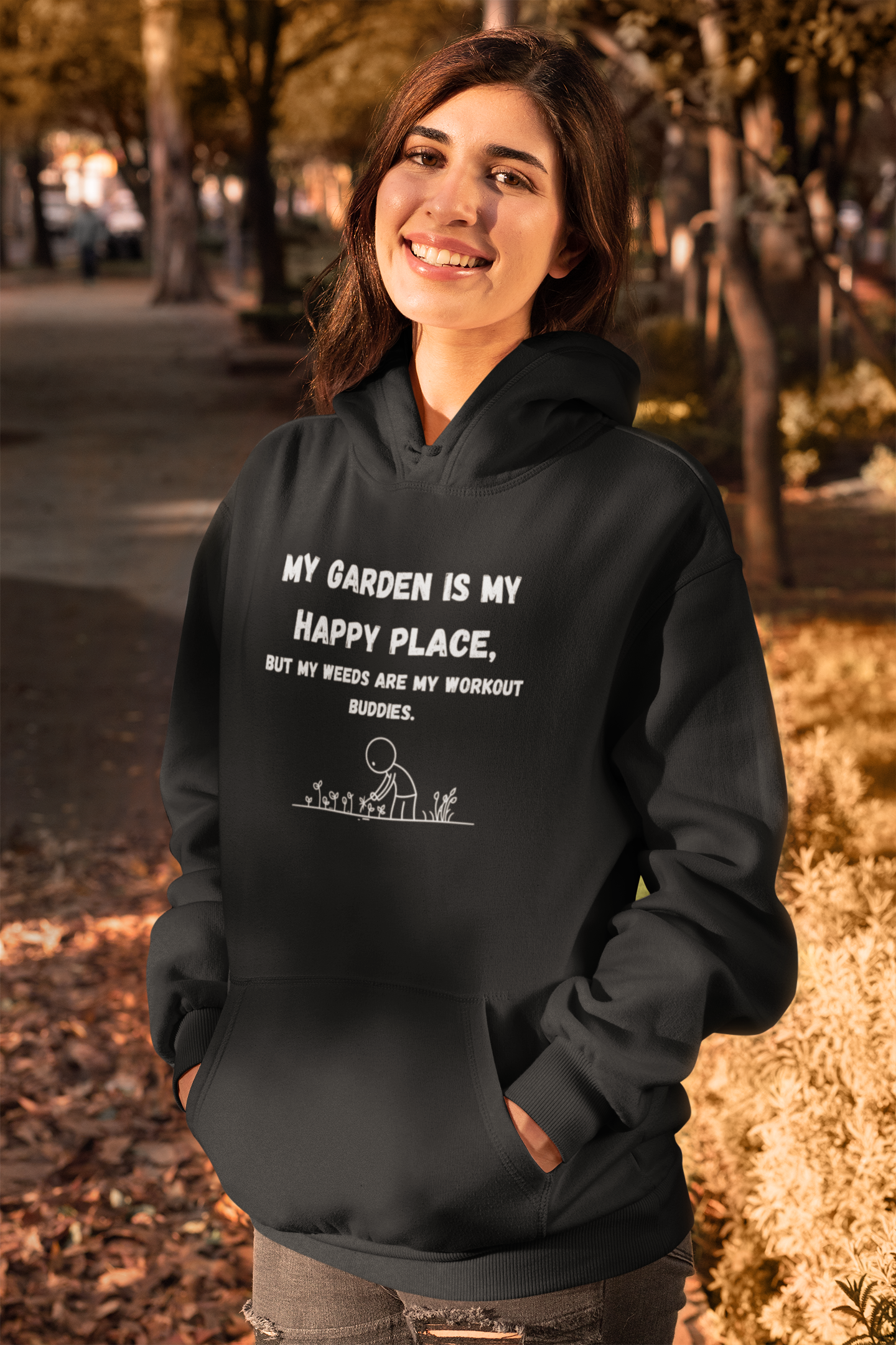 My Garden Is My Happy Place Hoodie