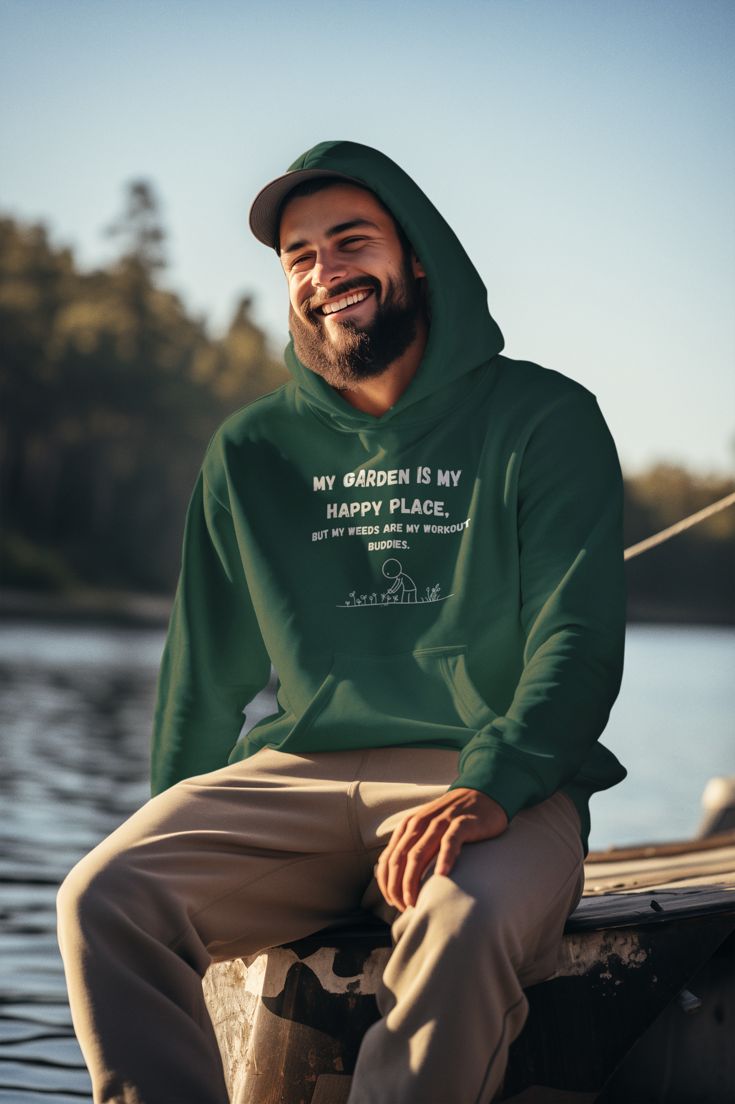 My Garden Is My Happy Place Hoodie