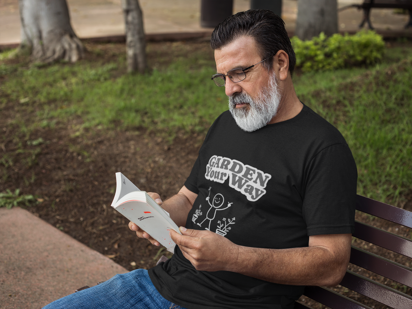 Garden Your Way | Hand-Drawn Stickperson T-Shirt