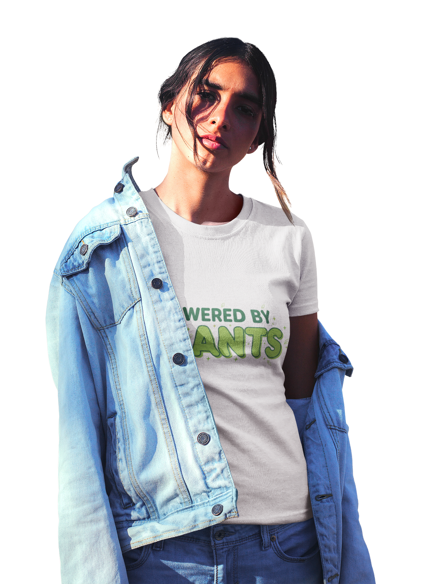 Powered By Plants | Vibrant Garden Enthusiast T-Shirt