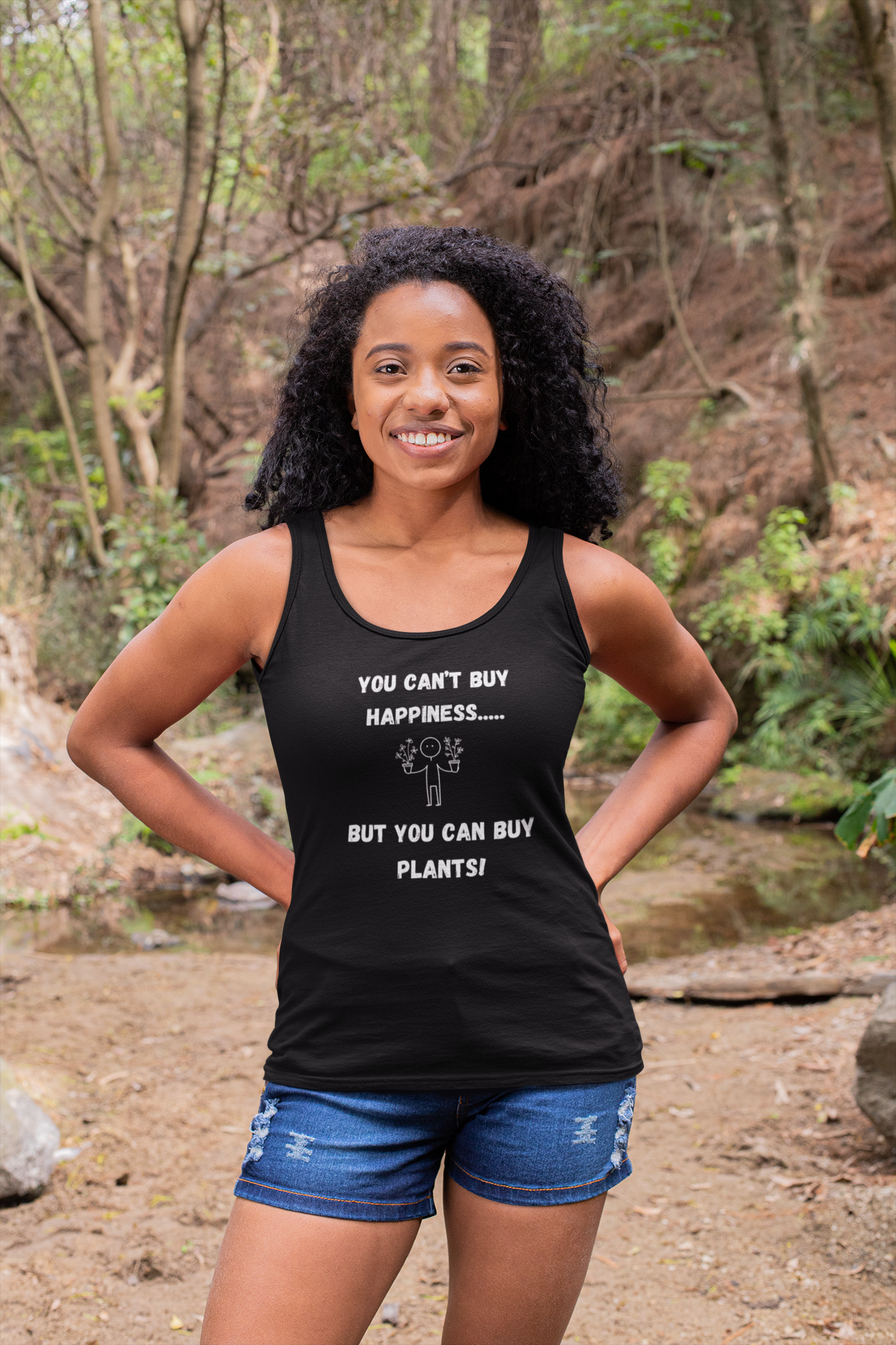 Buy Happiness | "Buy Plants" Minimalist Tank Top