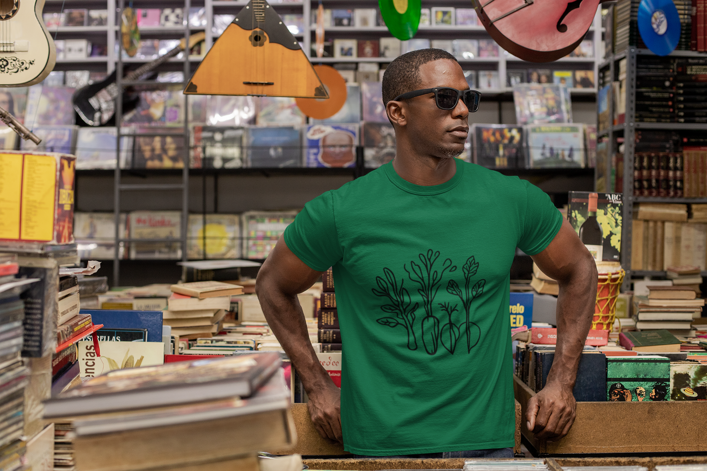 Rooted in Nature | Minimalist Botanical Harvest T-Shirt