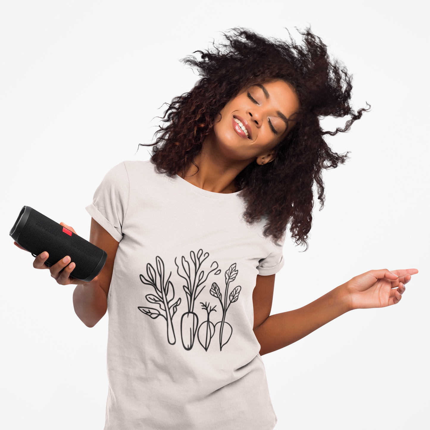 Rooted in Nature | Minimalist Botanical Harvest T-Shirt
