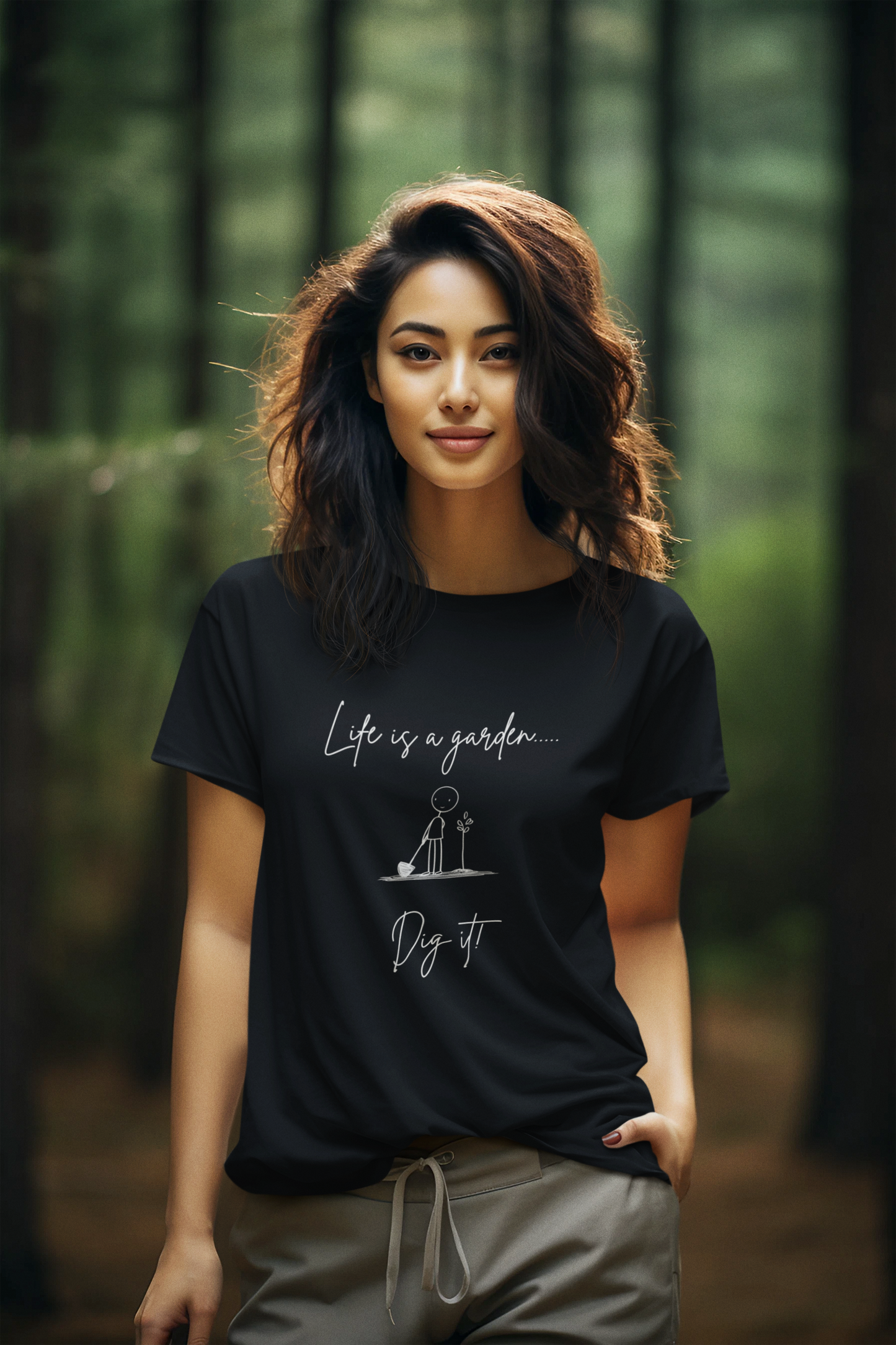 Life Is A Garden | "Dig It" Minimalist T-Shirt