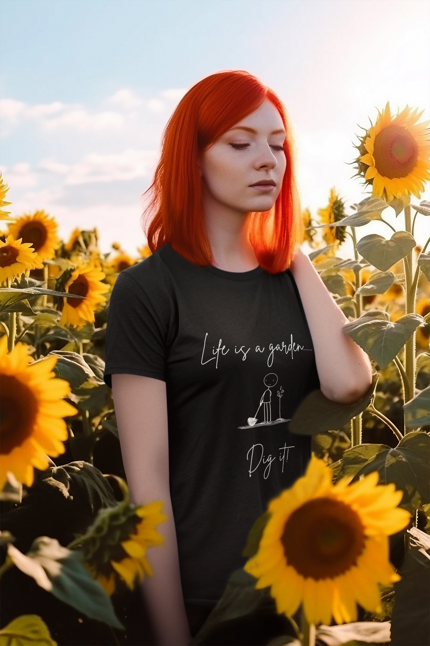 Life Is A Garden | "Dig It" Minimalist T-Shirt