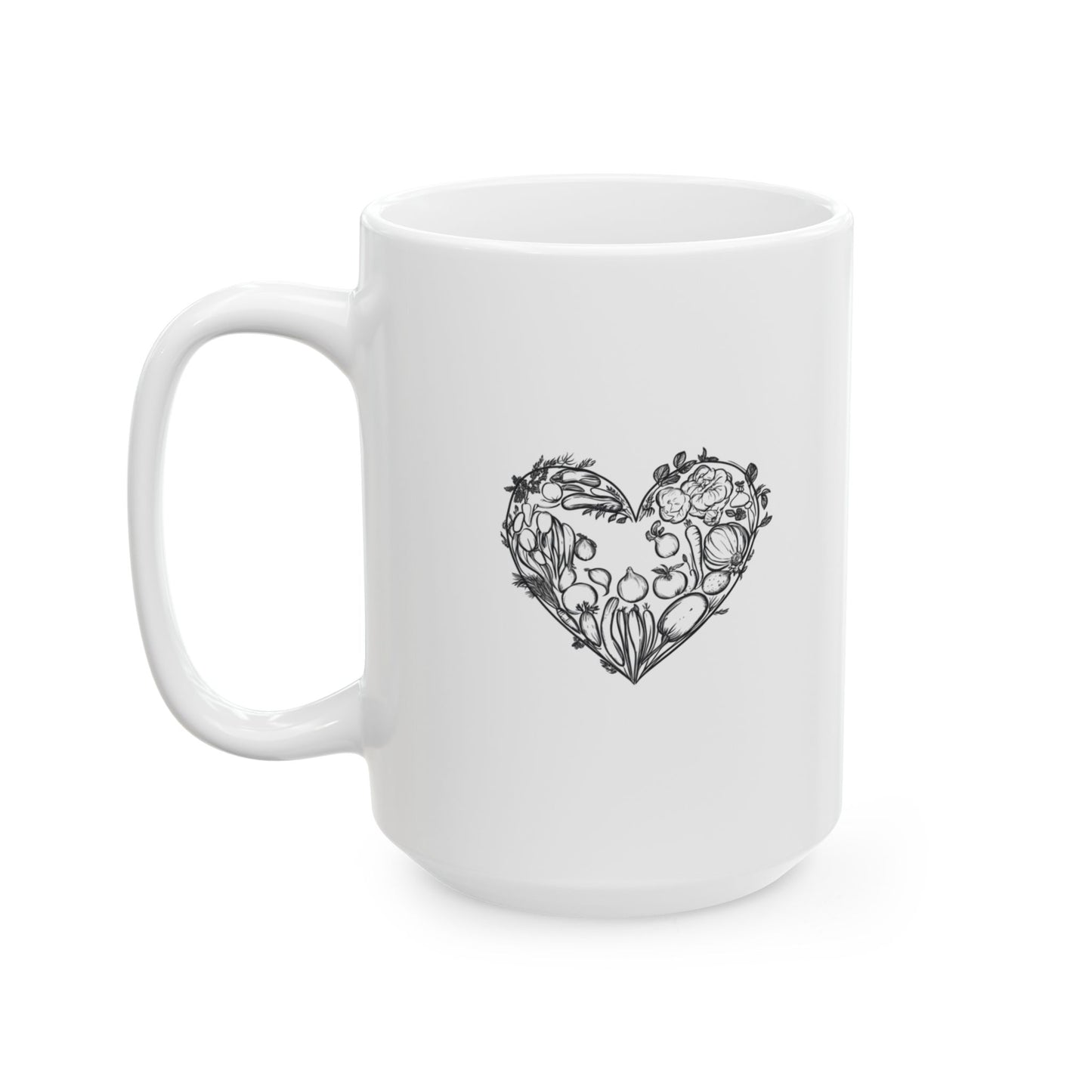 Veggie Heart Coffee Mug