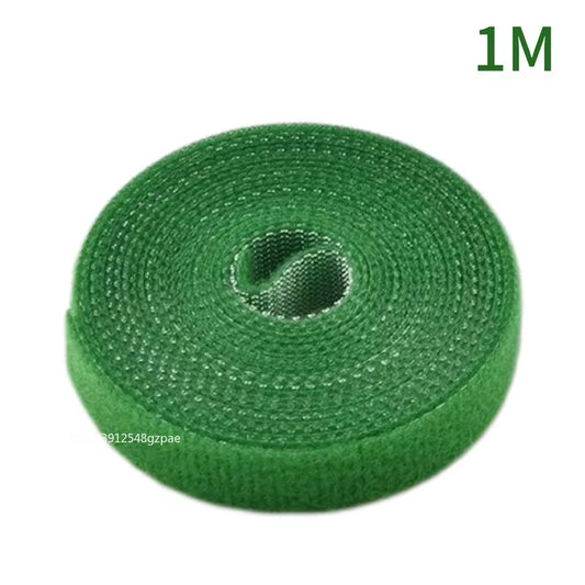 10 Roll Nylon Plant Ties Plant Bandage Hook Tie Loop Adjustable Plant Support Reusable Fastener Tape for Home Garden Accessories