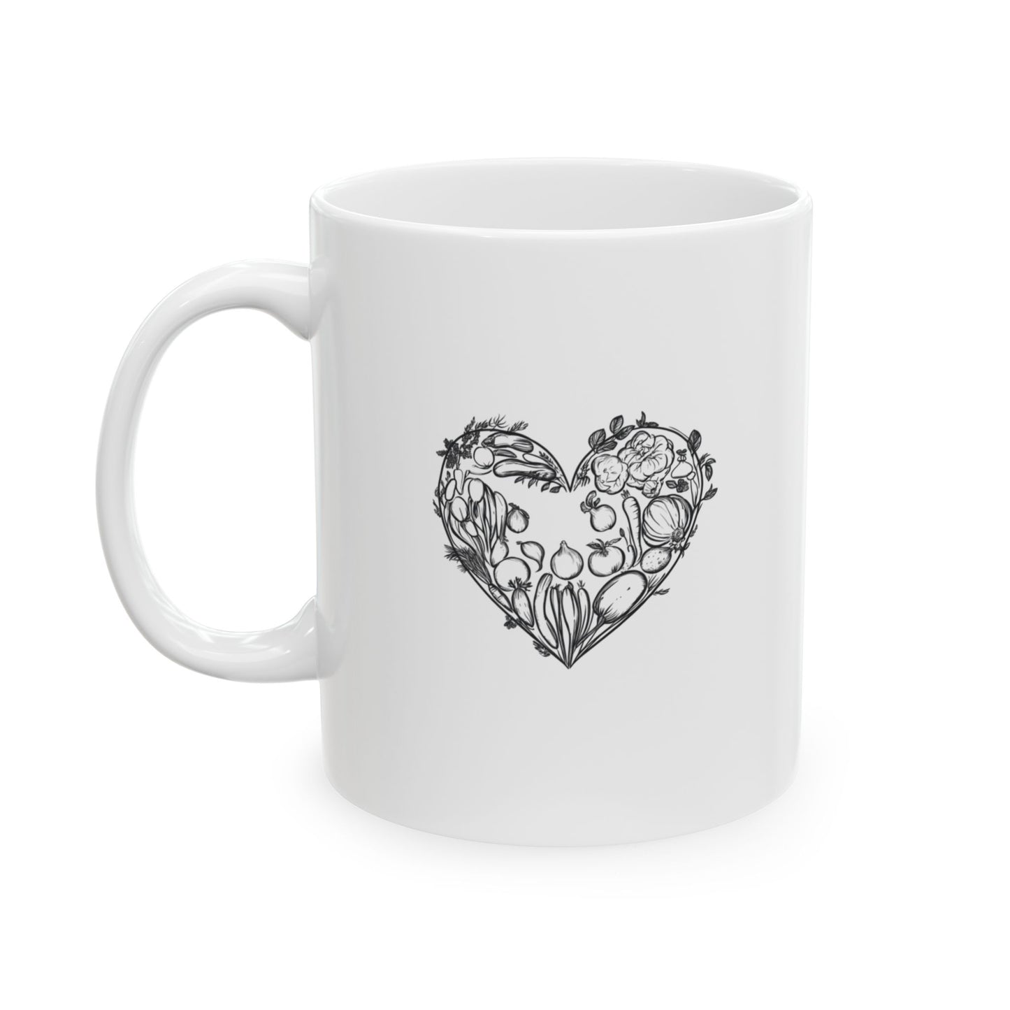 Veggie Heart Coffee Mug